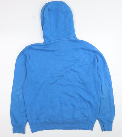 Mens UK Size S Nike Blue Pullover Hoodie