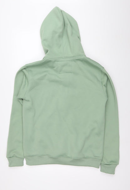 Tommy Hilfiger Men’s Green Full Zip Hoodie Sweatshirt S Regular Fit