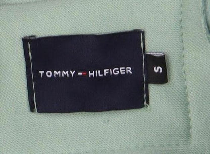 Tommy Hilfiger Men’s Green Full Zip Hoodie Sweatshirt S Regular Fit