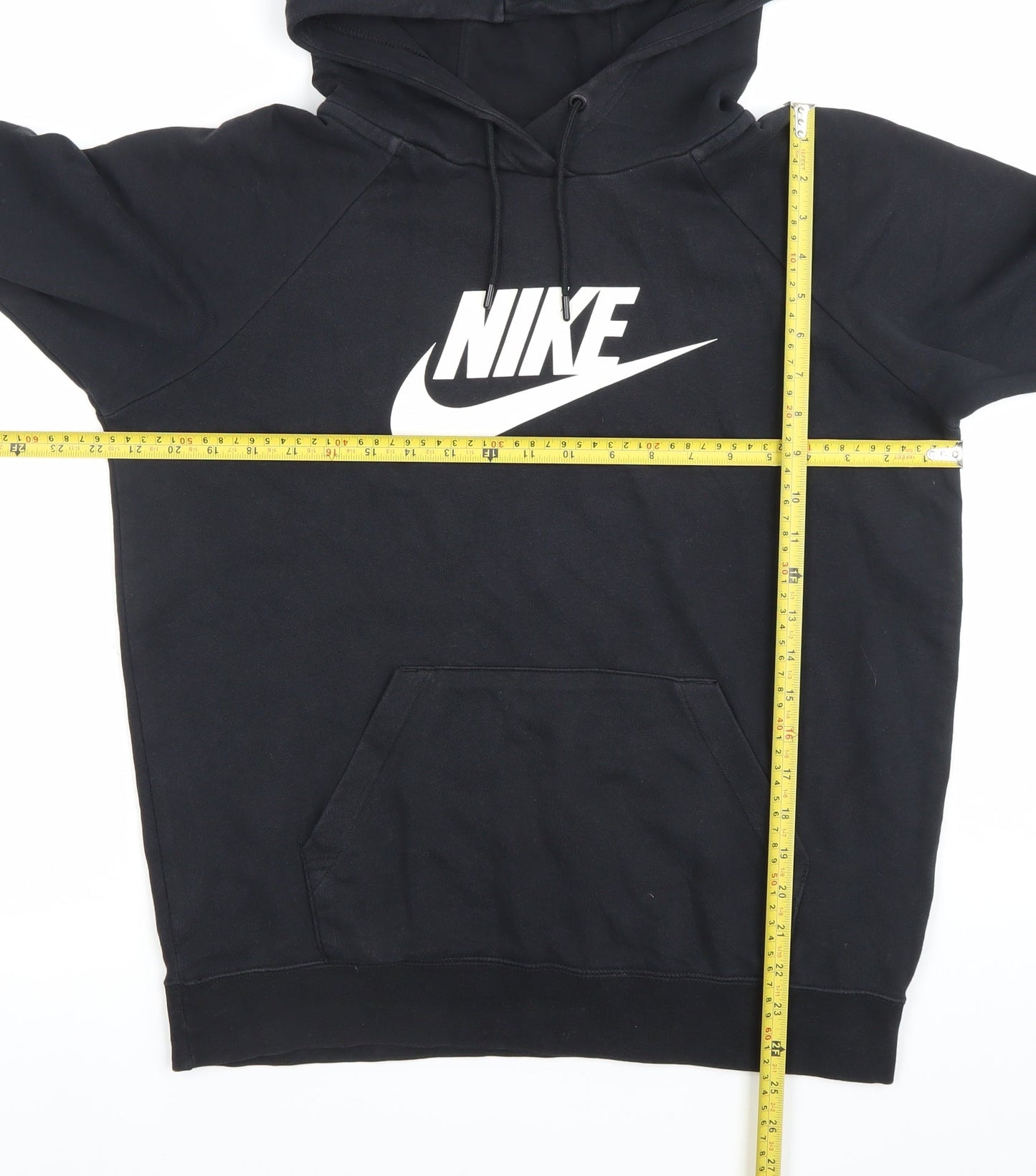 Mens UK Size M Nike Black Pullover Hoodie