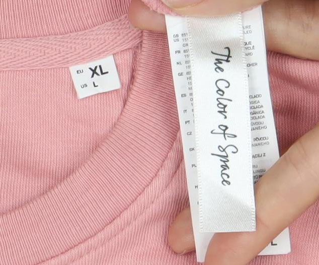 The Color of Space Womens Pink XL Sweatshirt Cotton Blend