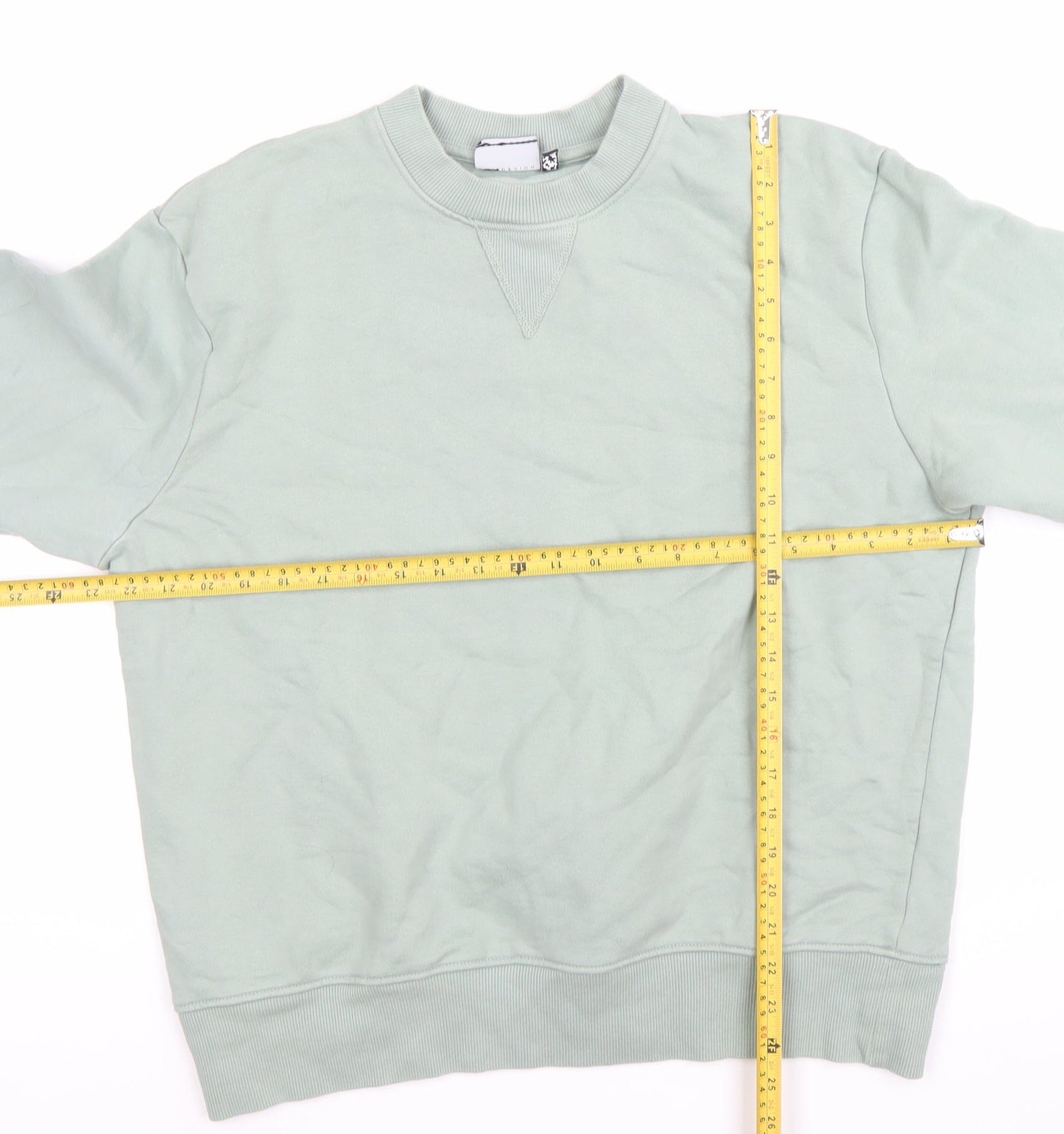 Mens UK Size M ASOS DESIGN Green Pullover Sweatshirt