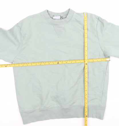 Mens UK Size M ASOS DESIGN Green Pullover Sweatshirt
