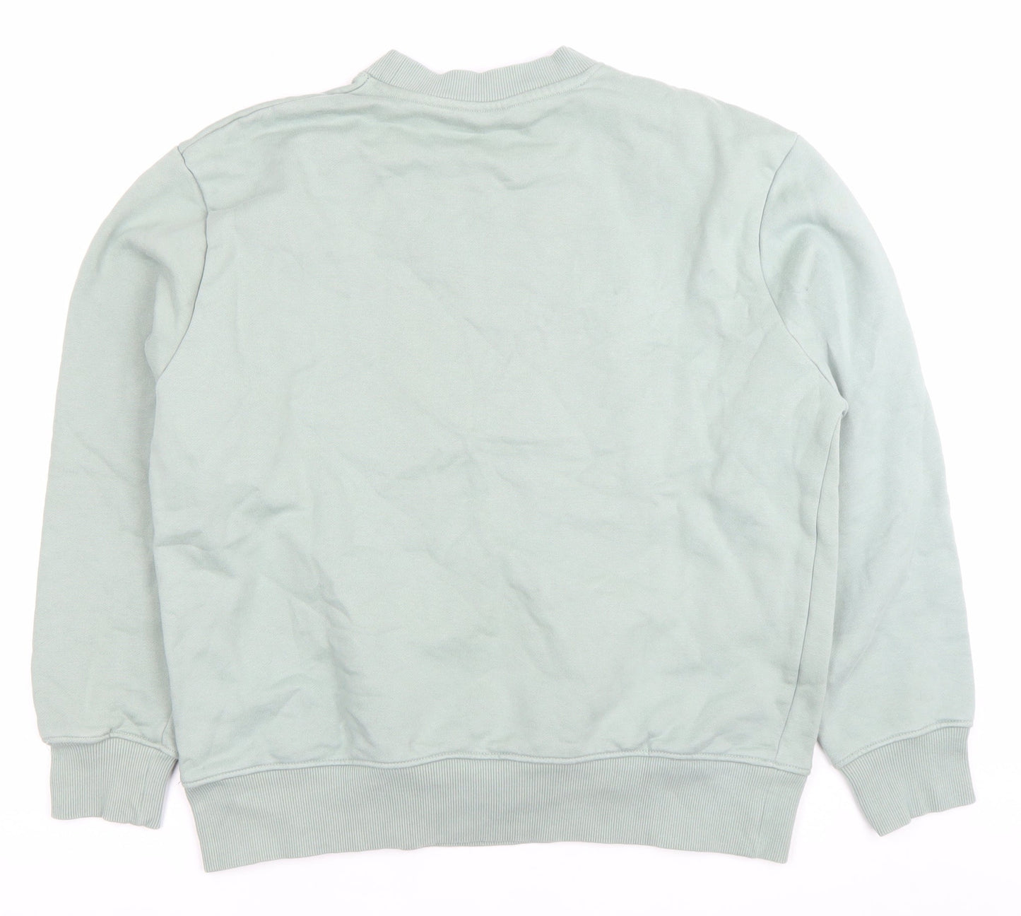 Mens UK Size M ASOS DESIGN Green Pullover Sweatshirt