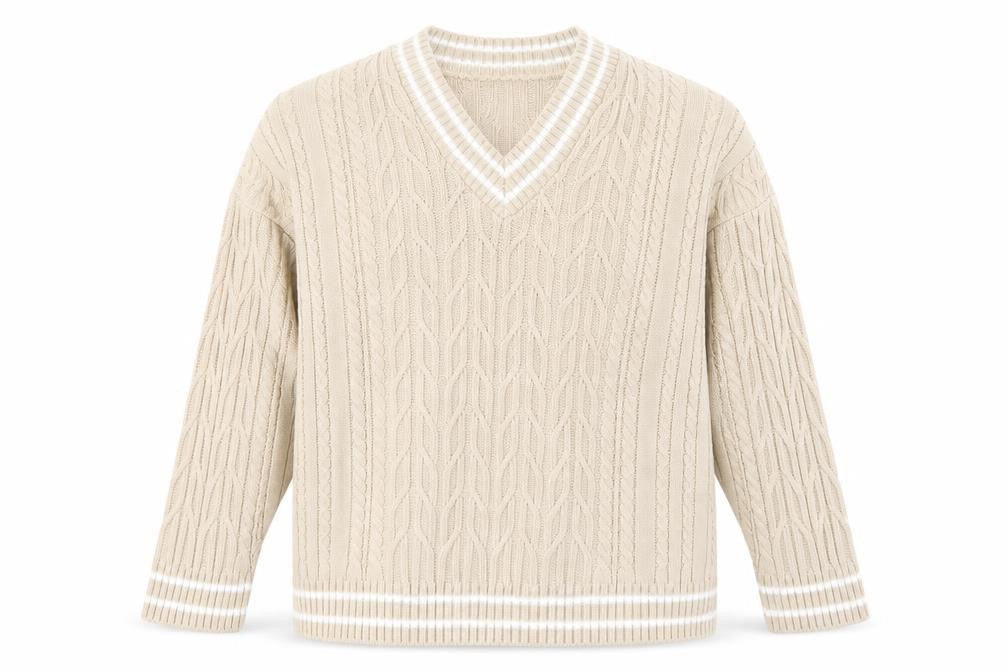 Mens UK Size XL ASOS Beige Pullover Jumper