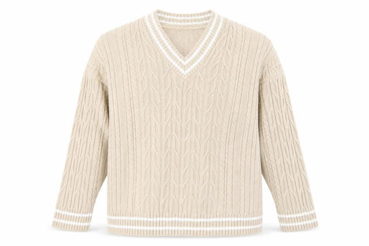 Mens UK Size XL ASOS Beige Pullover Jumper