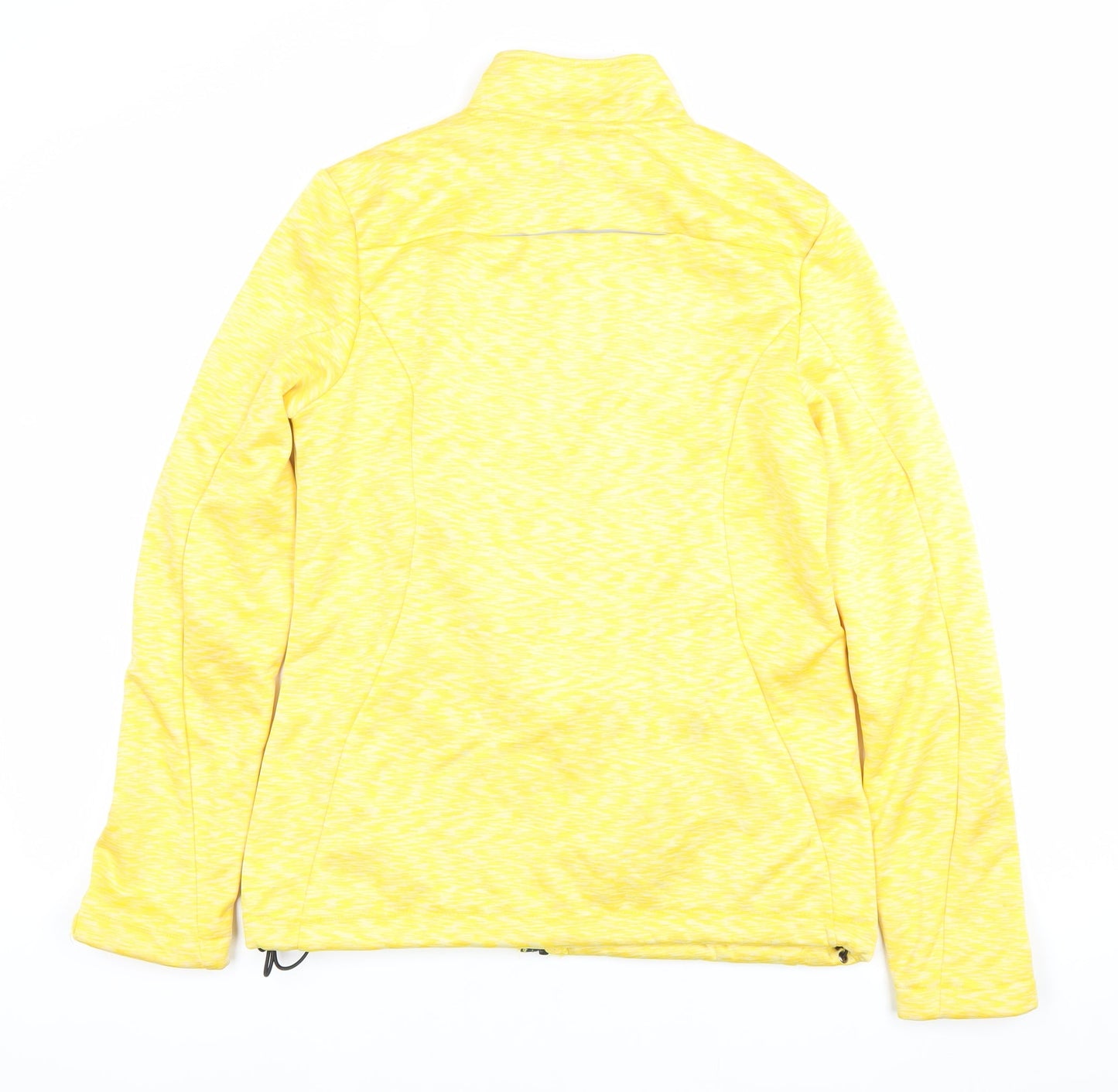 Crynit Womens Yellow Softshell Jacket Size 10 Full Zip Lightweight