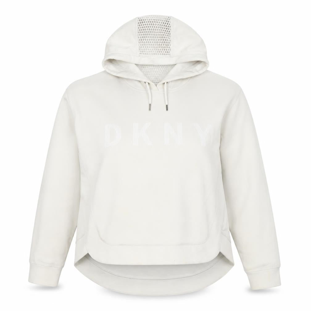Womens UK Size S DKNY White Pullover Hoodie