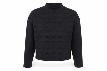 Womens UK Size 12 Pull&Bear Black Pullover Sweatshirt