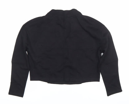Womens UK Size 12 Pull&Bear Black Pullover Sweatshirt