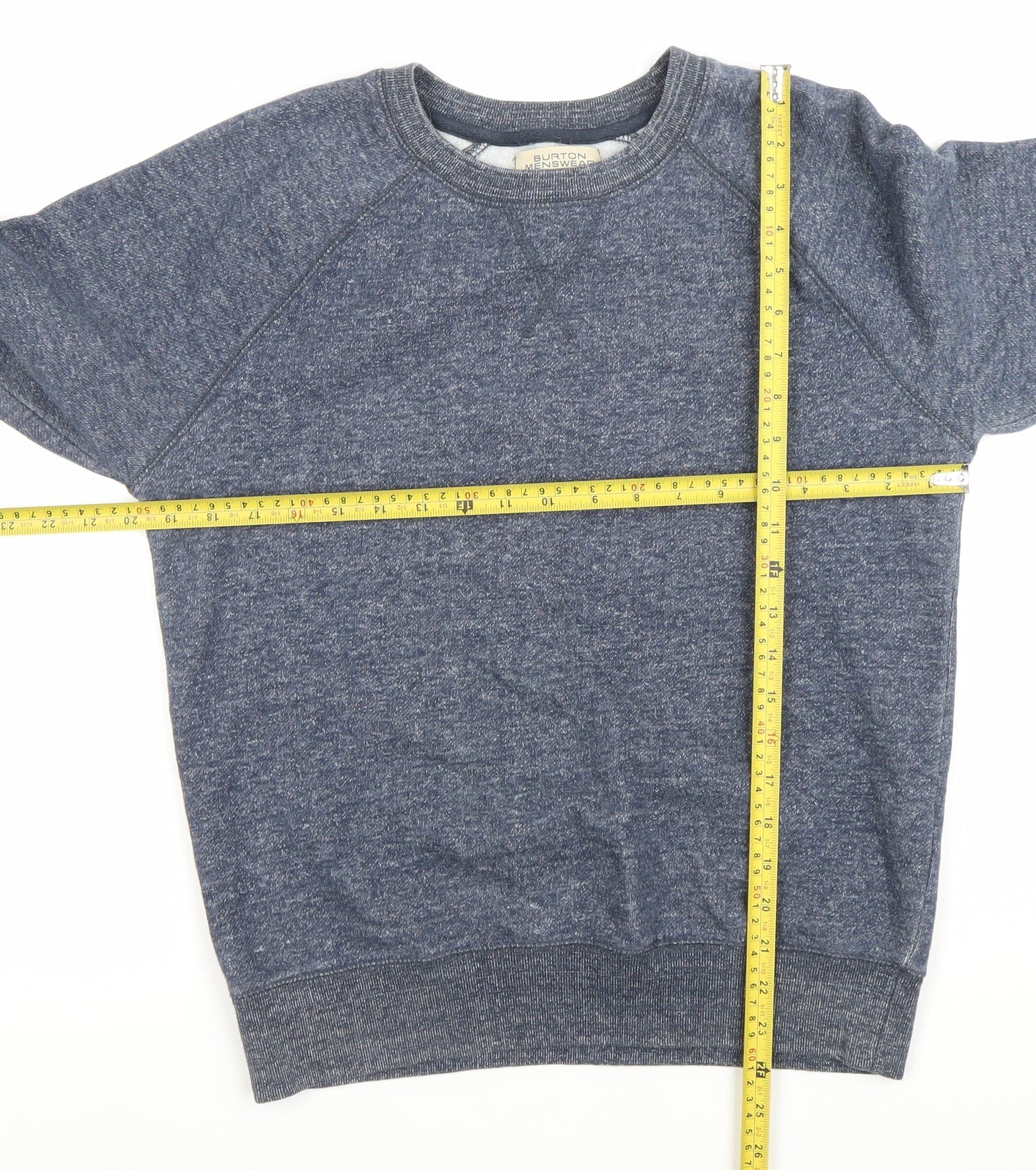 Burton Menswear London Men’s Blue Small Crew Neck Sweatshirt