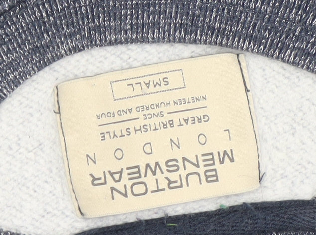 Burton Menswear London Men’s Blue Small Crew Neck Sweatshirt