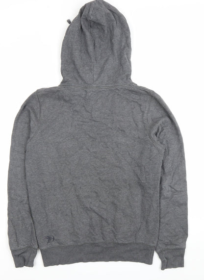 Tom Tailor Mens Grey Hoodie Small Pullover Embroidered East Bay