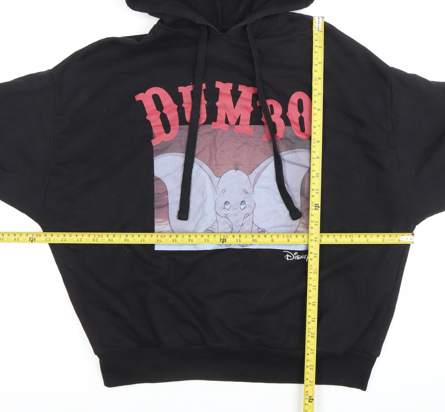 Womens UK Size S Pull&Bear Black Pullover Hoodie