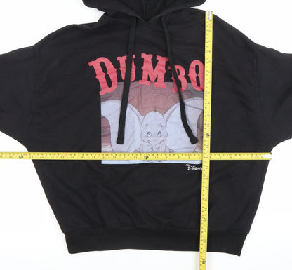 Womens UK Size S Pull&Bear Black Pullover Hoodie