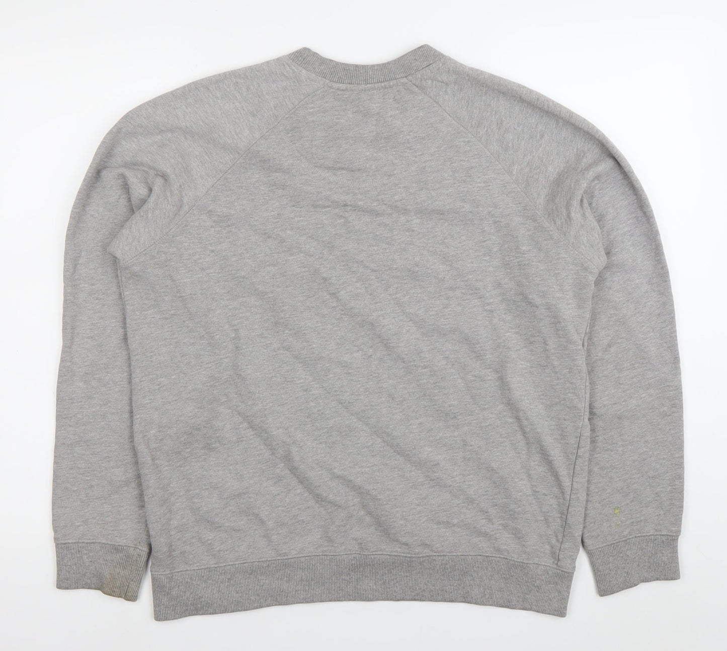 Weird Fish Mens Grey Medium Graphic Logo Pullover Sweatshirt