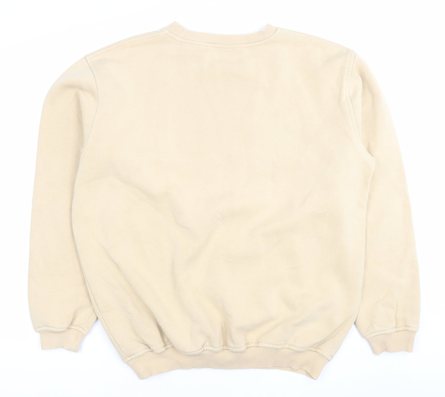 Mens UK Size L FILA Beige Pullover Sweatshirt