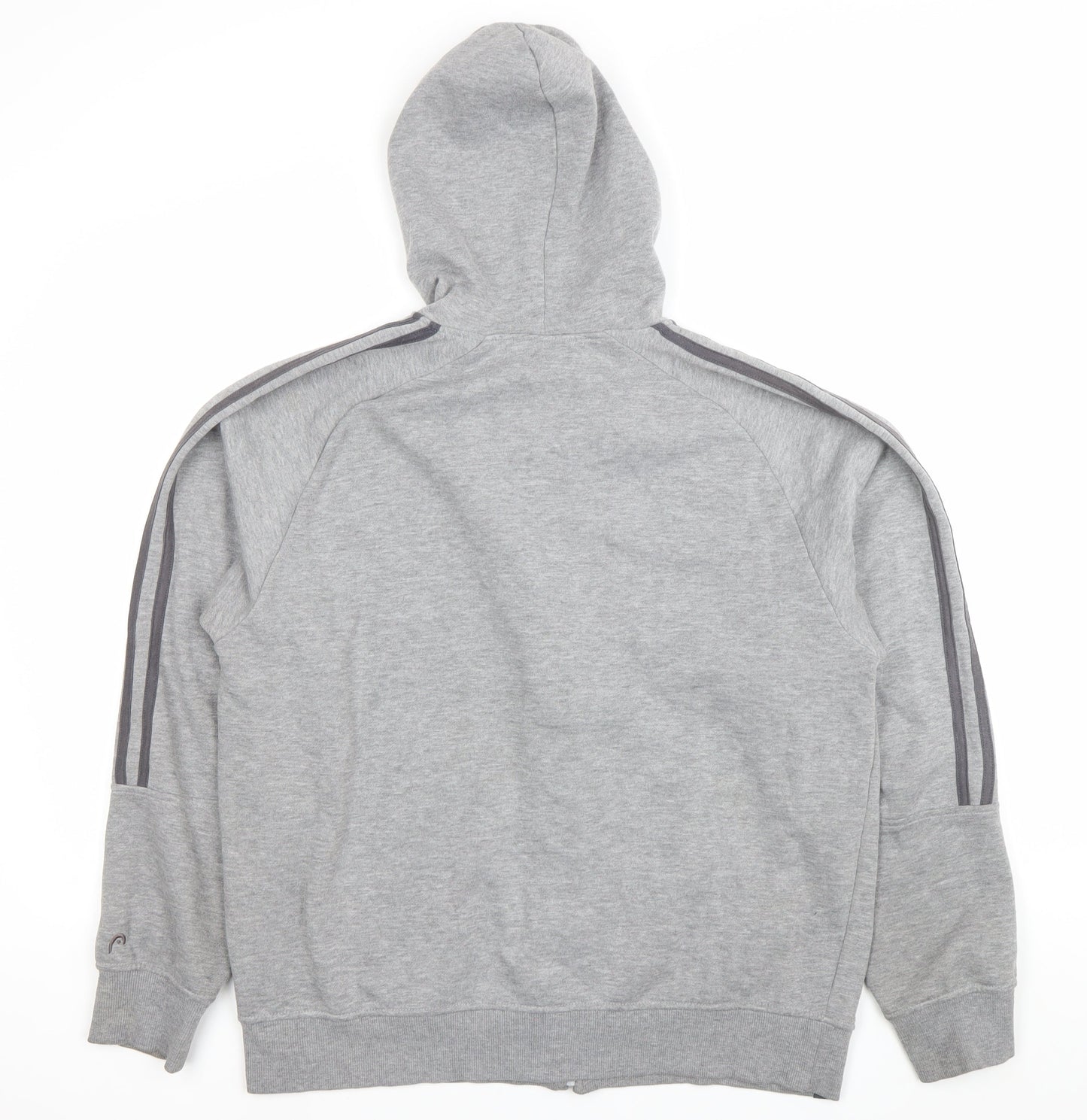 Mens UK Size L HEAD Grey Full Zip Hoodie