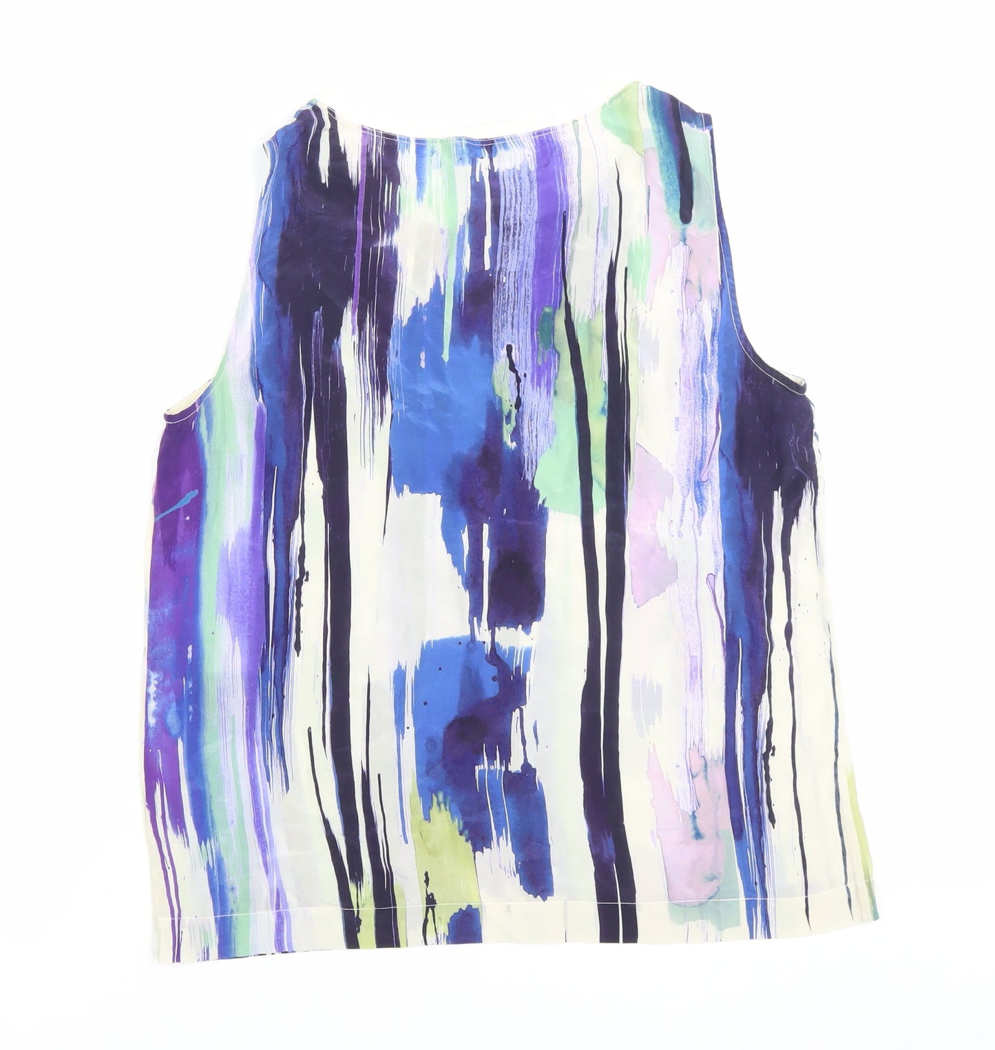 Womens UK Size 12 Jigsaw Multicoloured Basic Tank