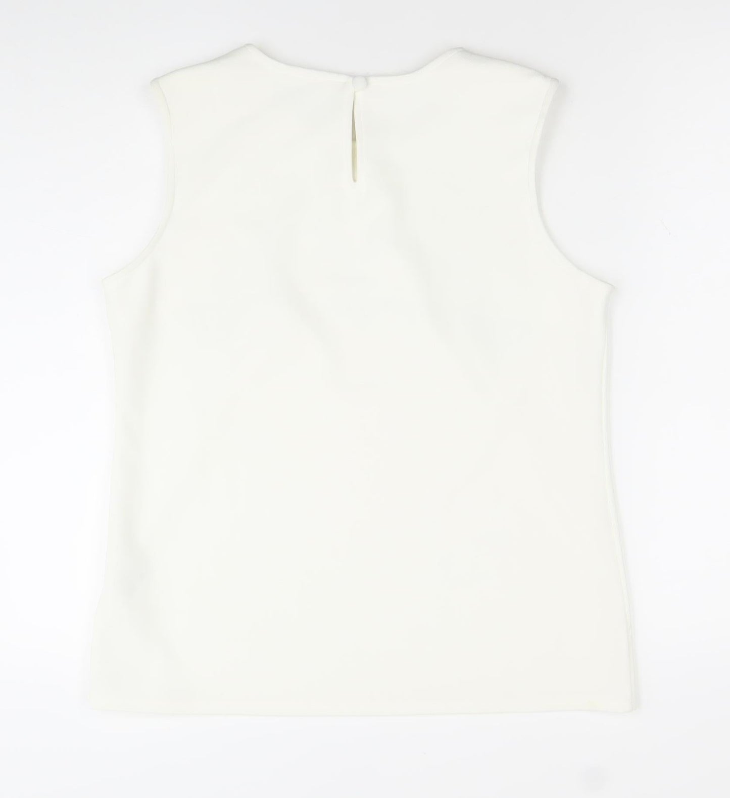 Womens UK Size 16 Roman Ivory Basic Blouse