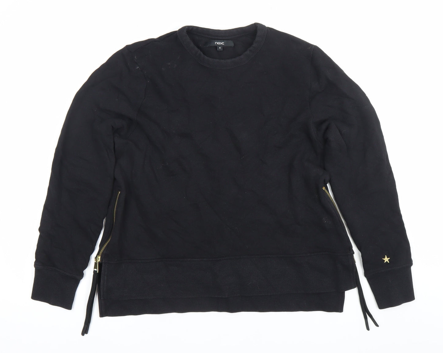 Womens UK Size 12 NEXT Black Pullover Sweatshirt