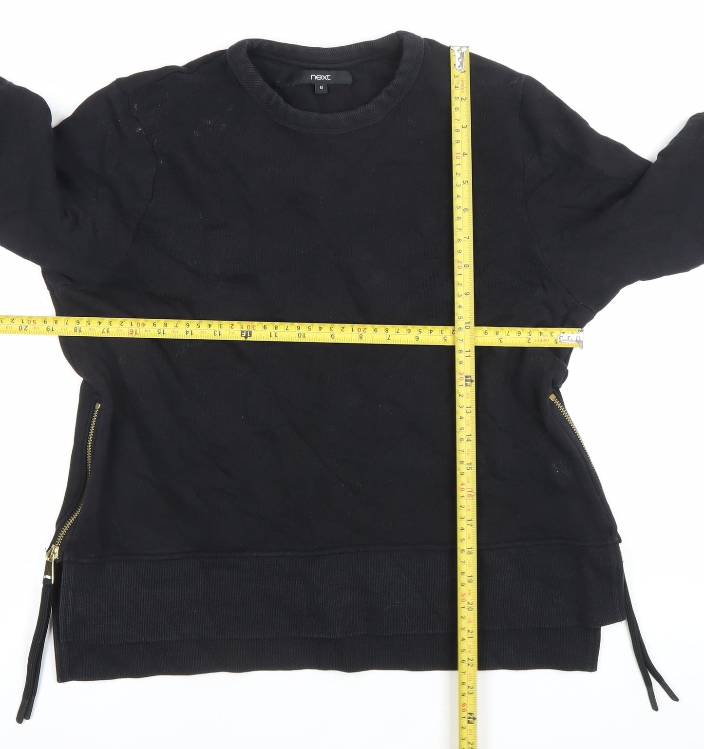 Womens UK Size 12 NEXT Black Pullover Sweatshirt