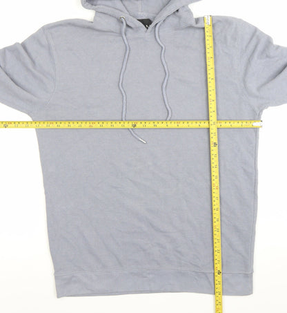 Mens UK Size M boohooMAN Grey Pullover Hoodie
