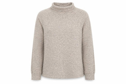 Next Womens Beige Roll Neck Pullover Sweatshirt Size 14