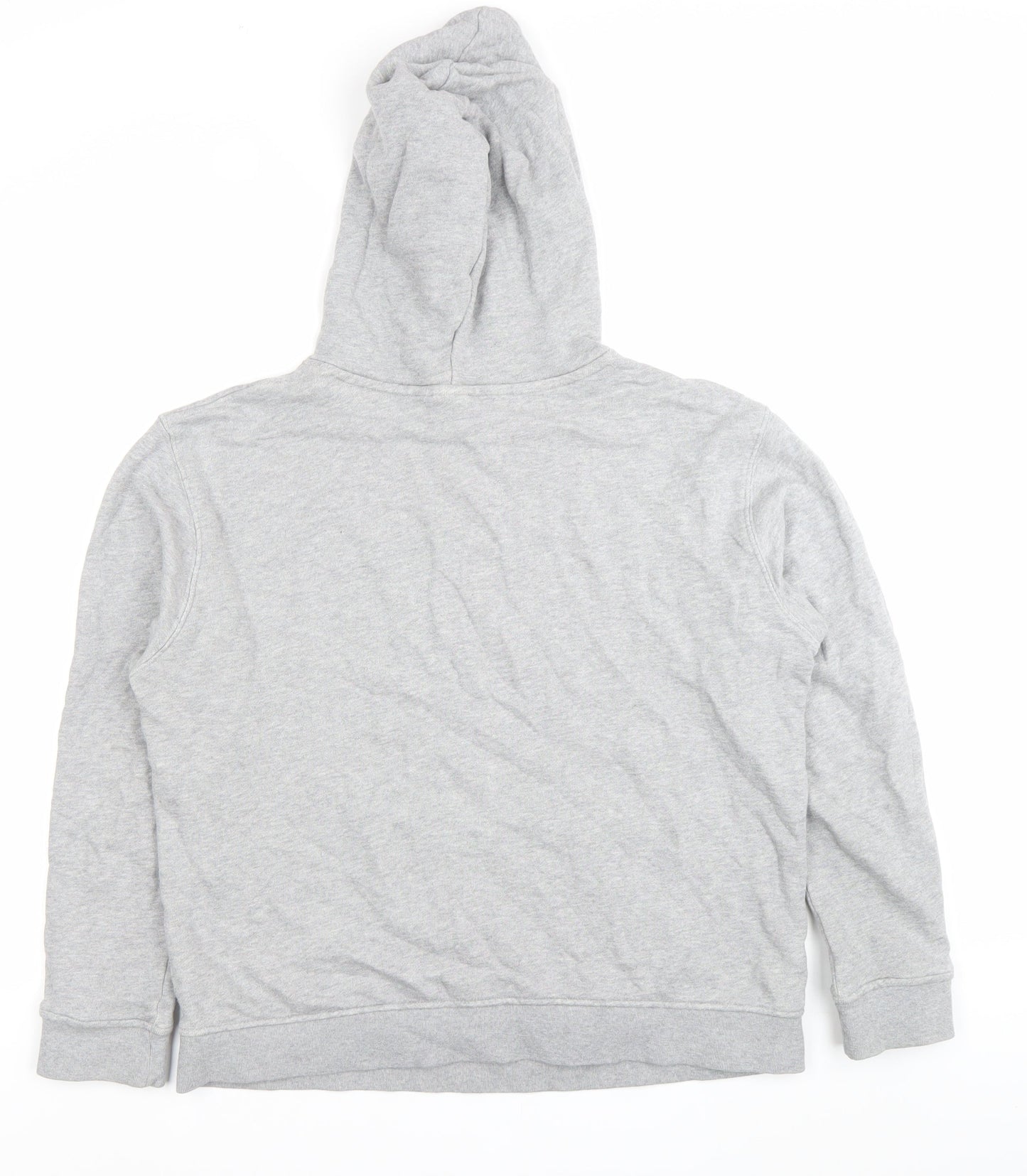 Adidas Womens Grey Pullover Hoodie Size 16 Regular Fit Casual Sportswear