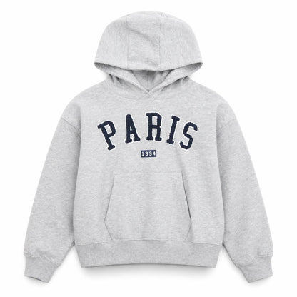 Very Boys Grey Pullover Hoodie 11 Years Paris Logo Long Sleeve