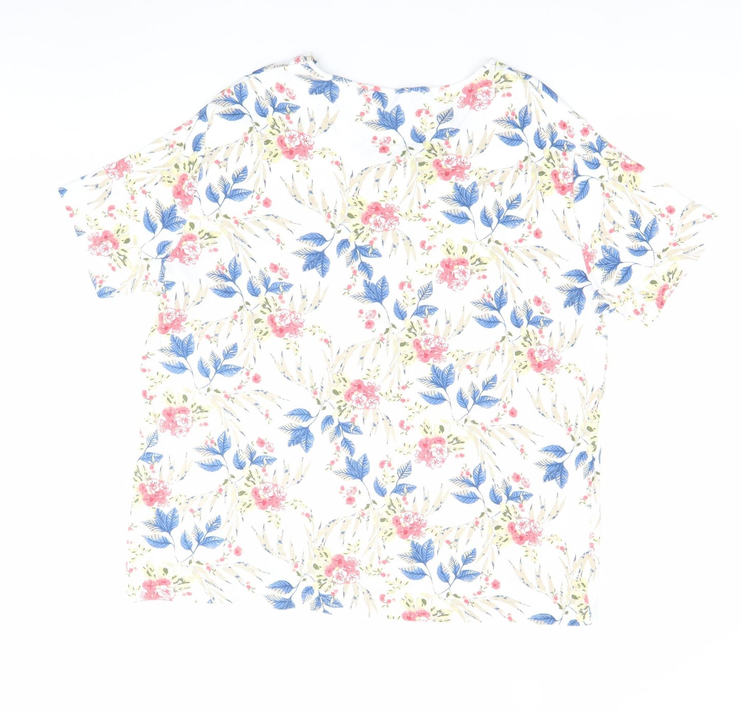 Womens UK Size 2224 Isle Essentials Multicoloured Basic T-Shirt