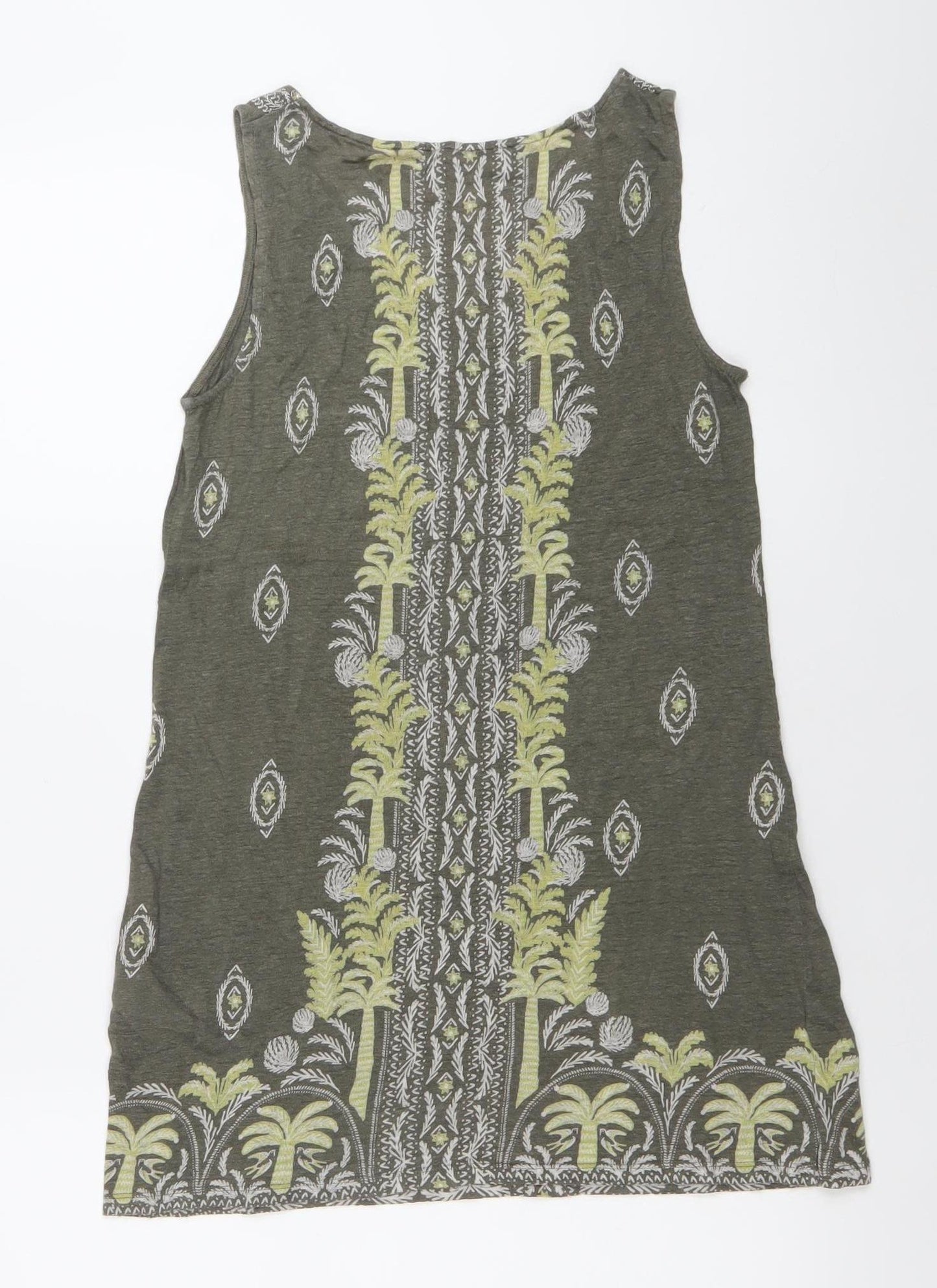 Womens UK Size 8 White Stuff Green Tunic Tank