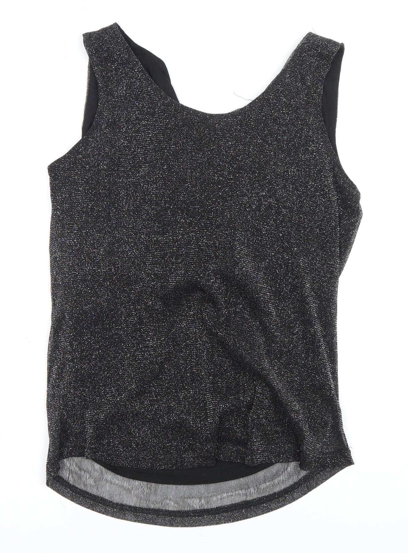 Womens UK Size M VILA Black Camisole Tank