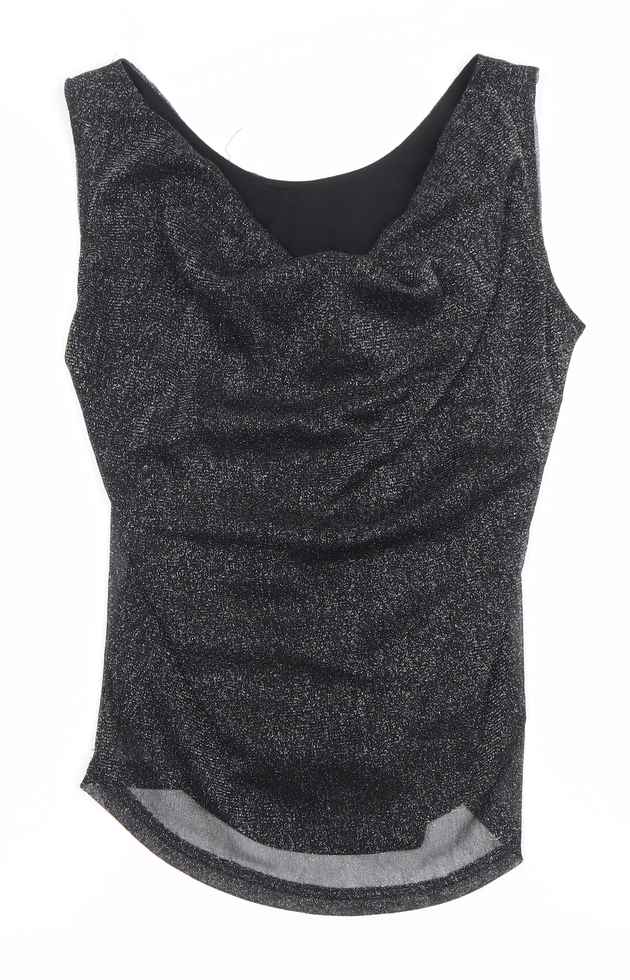 Womens UK Size M VILA Black Camisole Tank