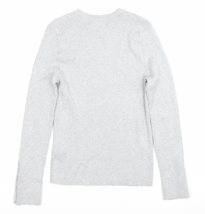 Womens UK Size 12 Marks and Spencer Grey Pullover Jumper