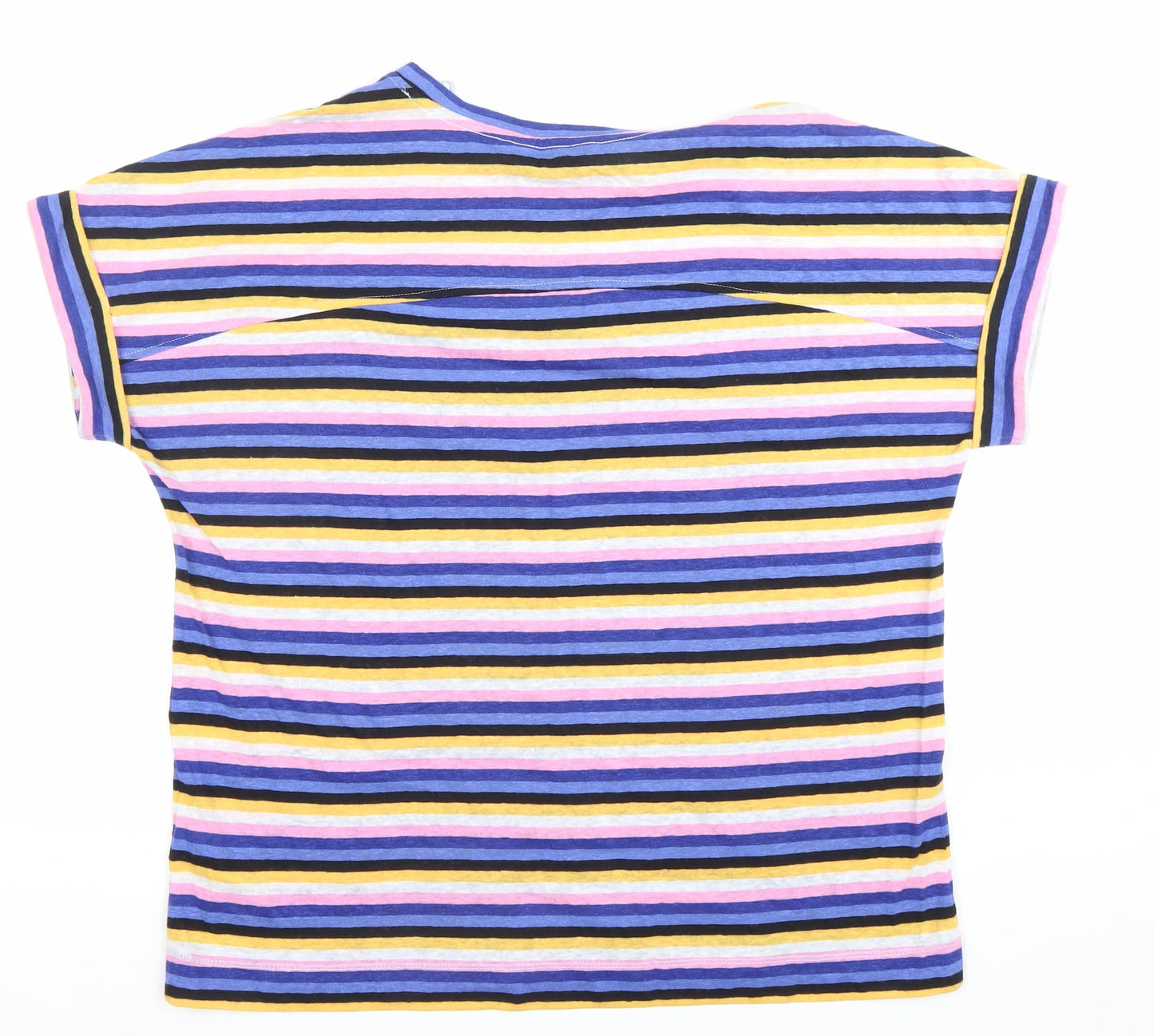 Womens UK Size 14 Marks and Spencer Multicoloured Basic T-Shirt