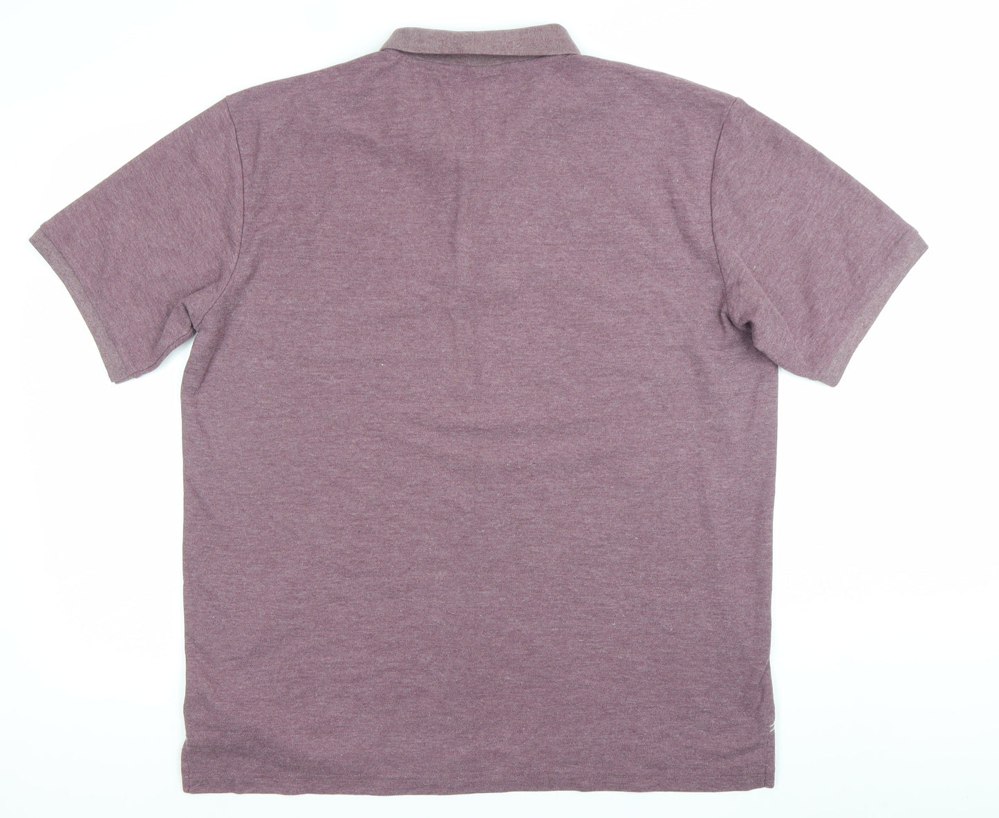 Slazenger Mens Purple XL Polo Shirt Short Sleeve Casual Sportswear