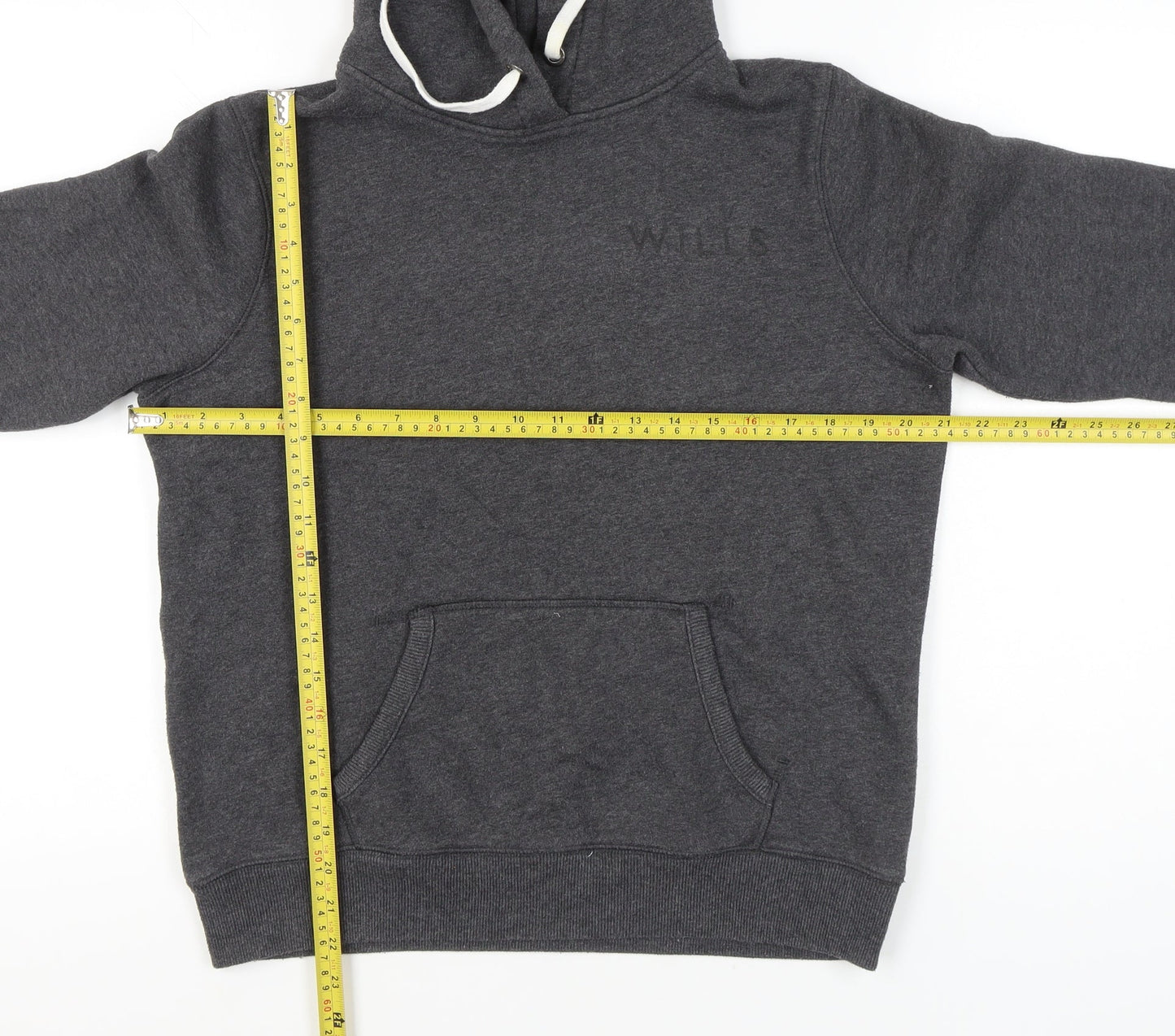 Womens UK Size 14 Jack Wills Grey Pullover Hoodie