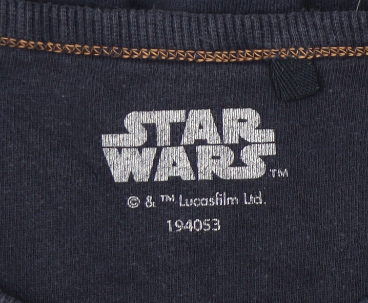 Next Boys Blue Star Wars Stormtrooper Sweatshirt 15 Years Crew Neck Pullover