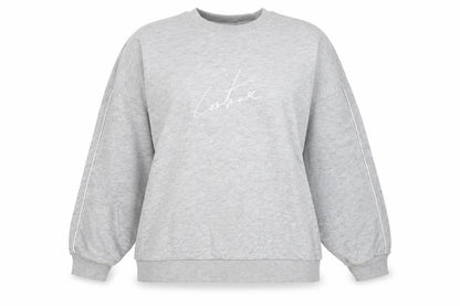 The Couture Club Womens Grey Sweatshirt Size 8 Logo Pullover