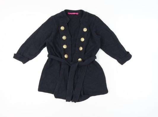 Womens UK Size 10 River Island Black Cardigan Jumper