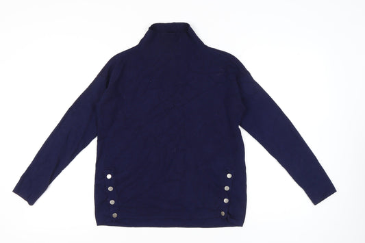 Womens UK Size S New Look Blue Pullover Jumper