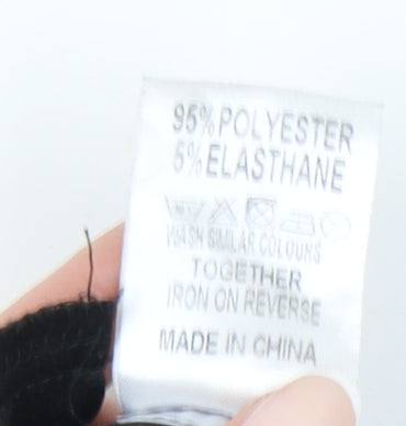 Missguided Women Black Size 8 Sleeveless V-Neck Playsuit