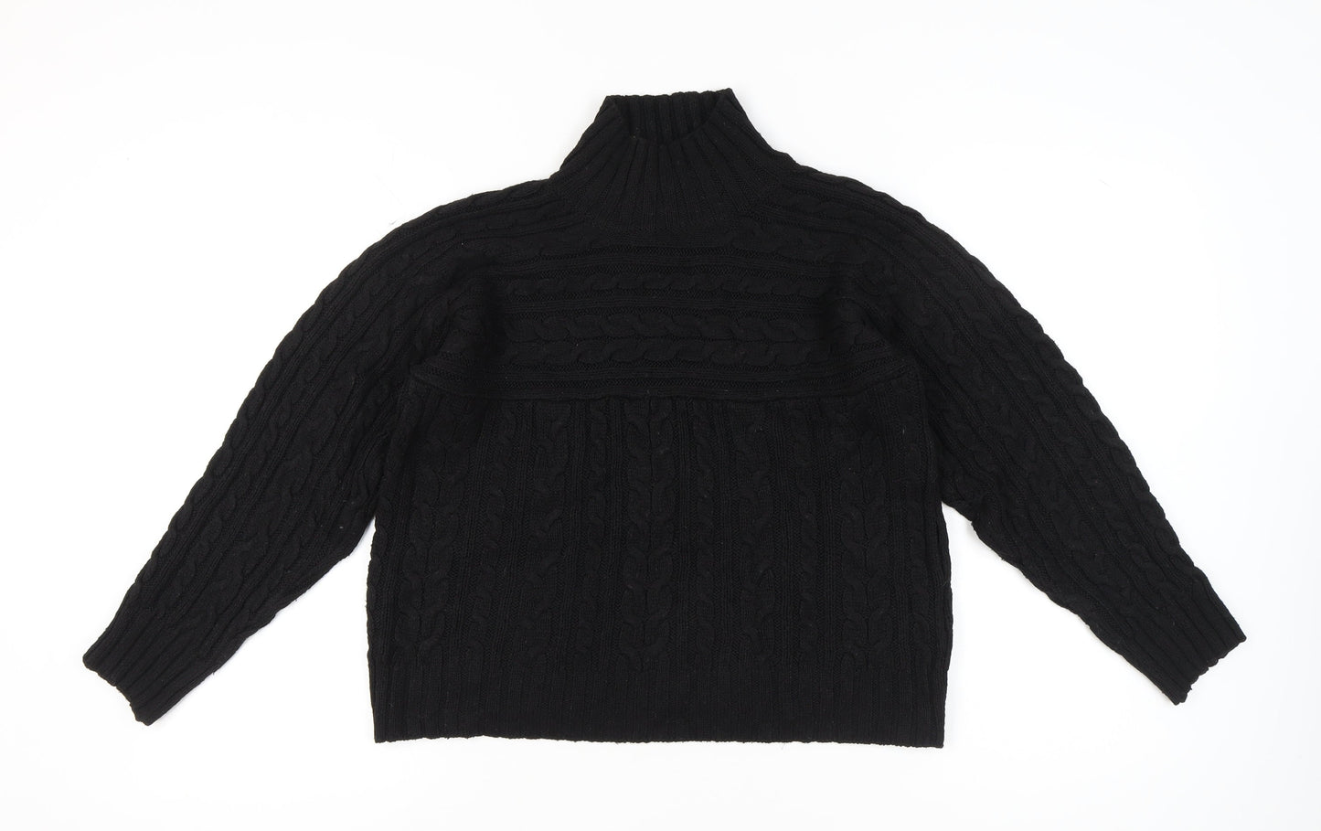 Womens UK Size S NEXT Black Pullover Jumper