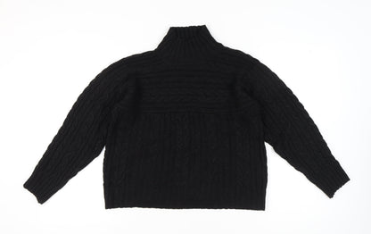 Womens UK Size S NEXT Black Pullover Jumper