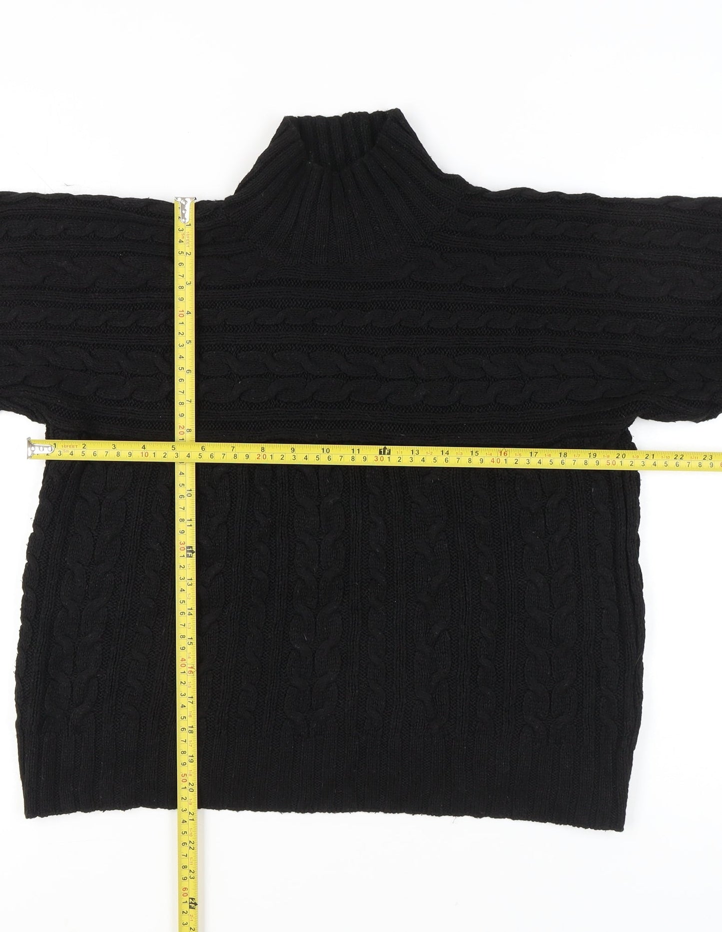 Womens UK Size S NEXT Black Pullover Jumper