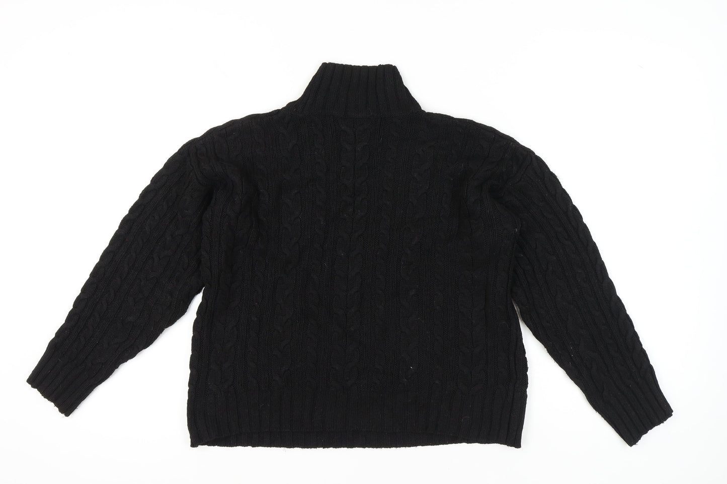 Womens UK Size S NEXT Black Pullover Jumper