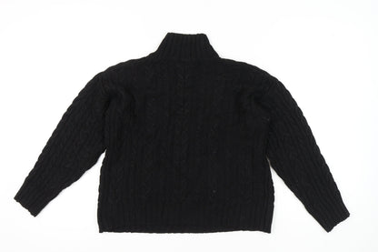 Womens UK Size S NEXT Black Pullover Jumper