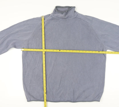 Next Men’s Blue 2XL Roll Neck Knit Jumper Casual Autumn Winter