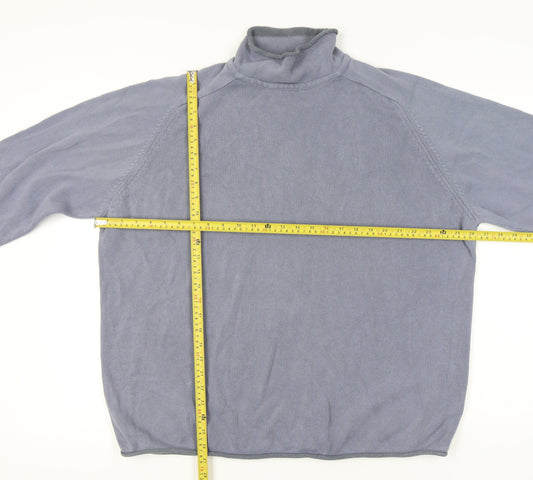 Next Men’s Blue 2XL Roll Neck Knit Jumper Casual Autumn Winter